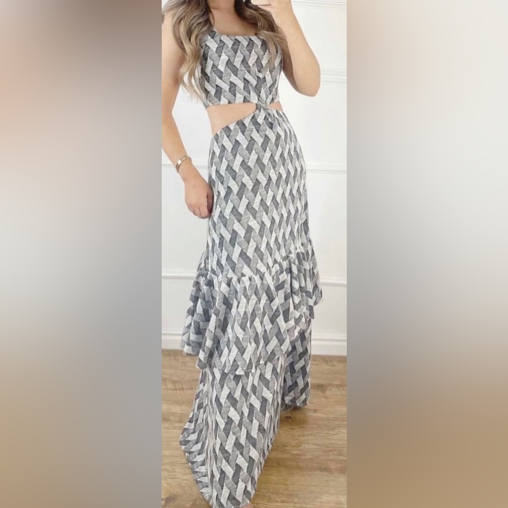 Medium maxi dress- Light Gray